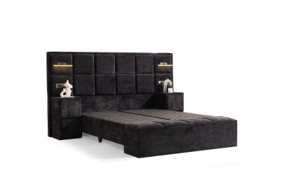 🛏 Vanessa Black: Striking Luxury & Sophisticated Comfort ✨