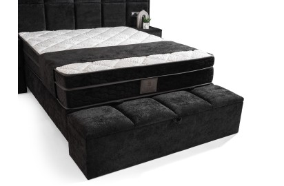 🛏 Vanessa Black: Striking Luxury & Sophisticated Comfort ✨