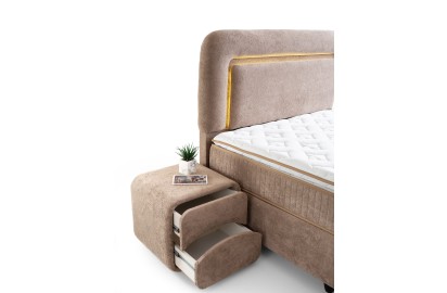 🛏 Montego: Ambient Lit Comfort & Soft Luxury ✨