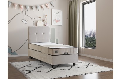 🛏 Larissa Cream: Elegant Comfort for Single Rooms ✨